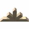 Ekena Millwork Saratoga Rough Sawn Timber Gable Bracket, Douglas Fir, 48"W x 26"H x 6"D x 6"F, 13/12 Pitch GBW048X26X0606SAR00RDF - alternate 5
